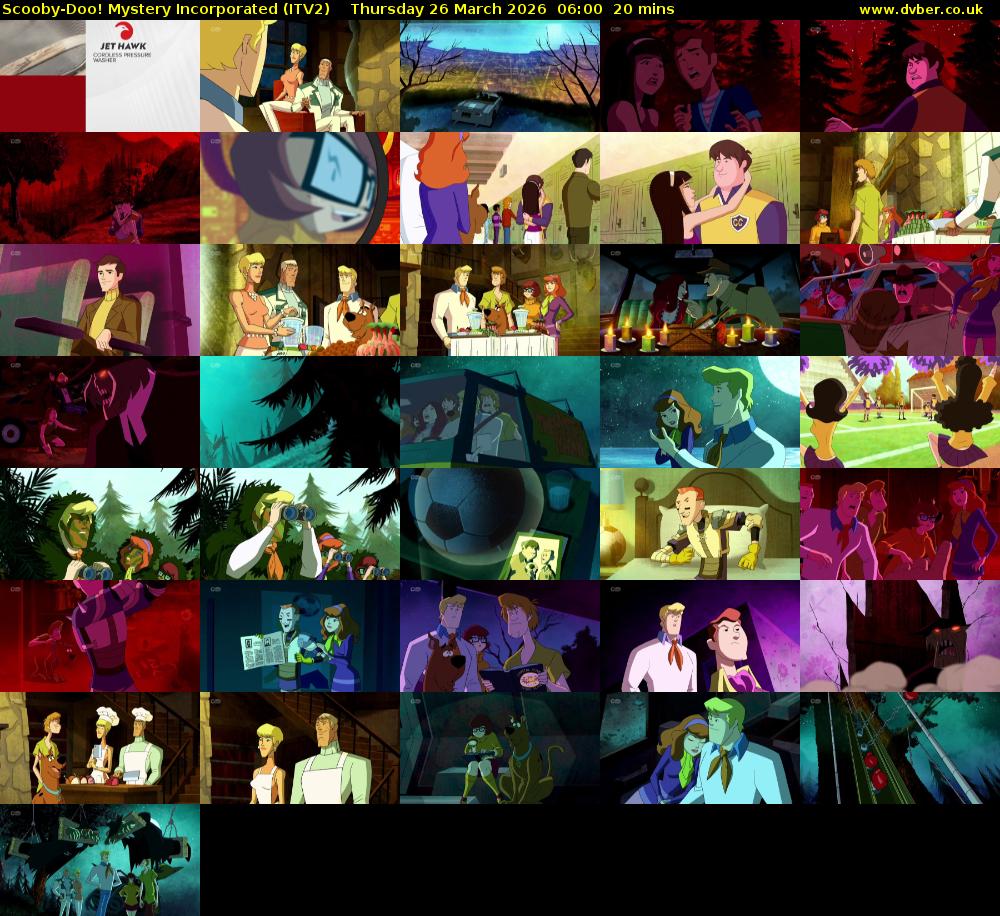 Scooby-Doo! Mystery Incorporated (ITV2) Thursday 26 March 2026 06:00 - 06:20
