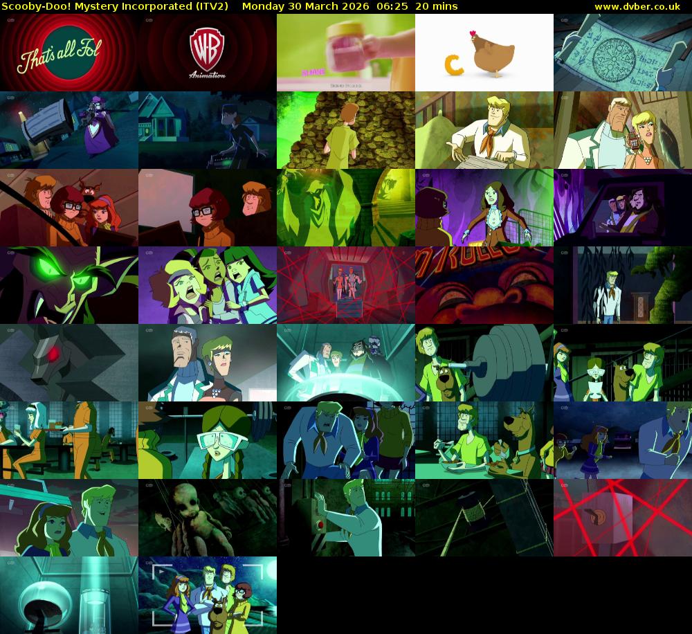 Scooby-Doo! Mystery Incorporated (ITV2) Monday 30 March 2026 06:25 - 06:45