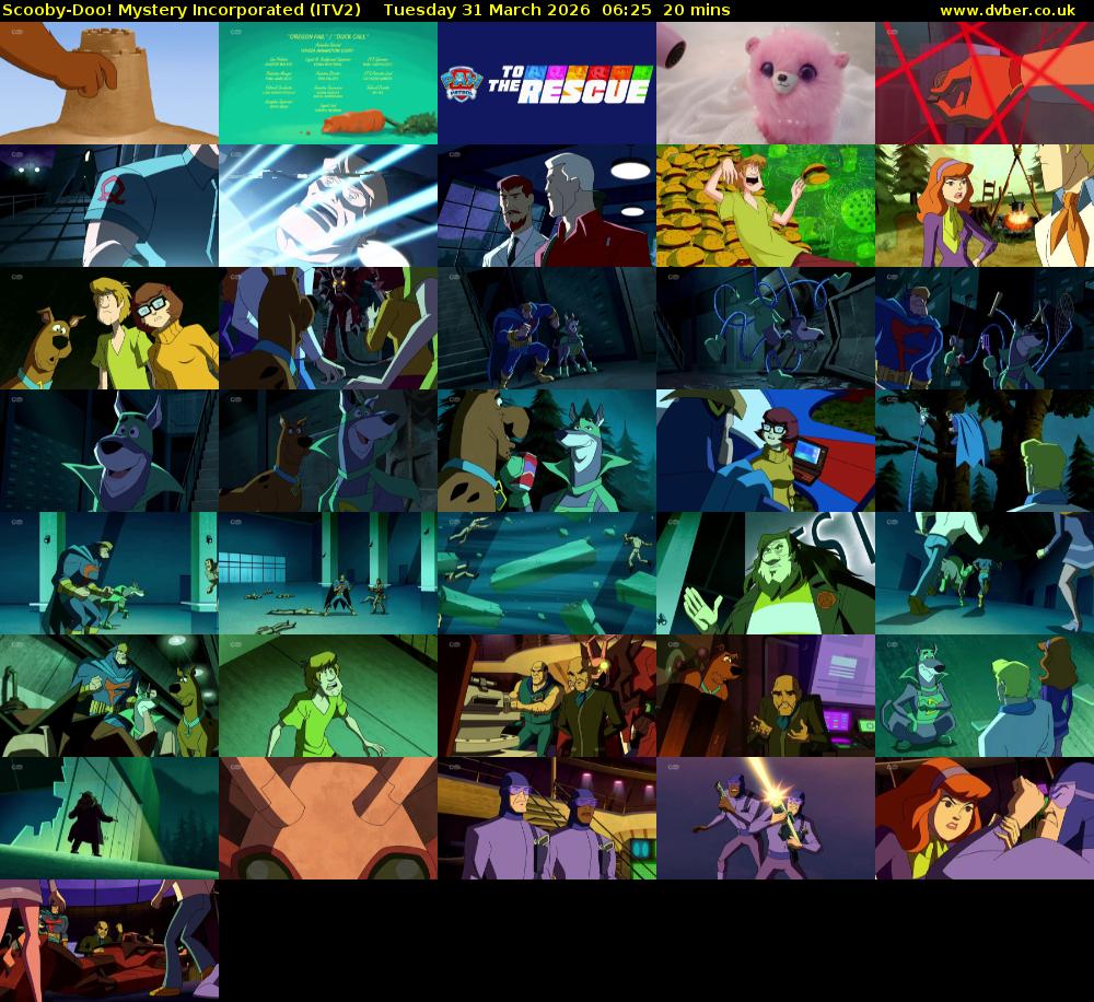 Scooby-Doo! Mystery Incorporated (ITV2) Tuesday 31 March 2026 06:25 - 06:45
