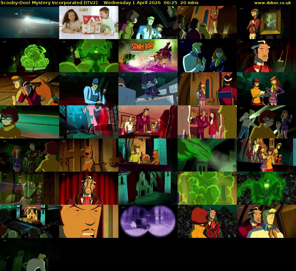 Scooby-Doo! Mystery Incorporated (ITV2) Wednesday 1 April 2026 06:25 - 06:45