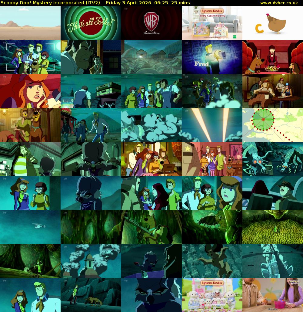 Scooby-Doo! Mystery Incorporated (ITV2) Friday 3 April 2026 06:25 - 06:50