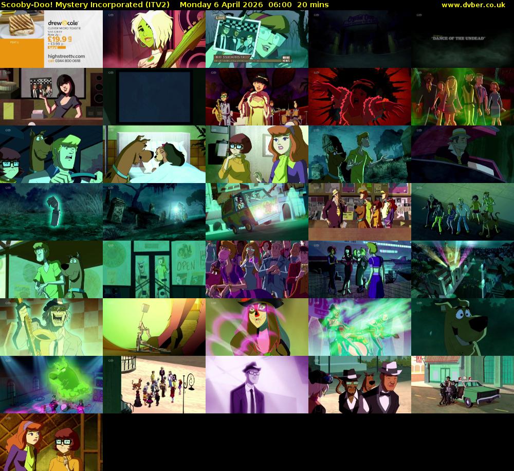 Scooby-Doo! Mystery Incorporated (ITV2) Monday 6 April 2026 06:00 - 06:20