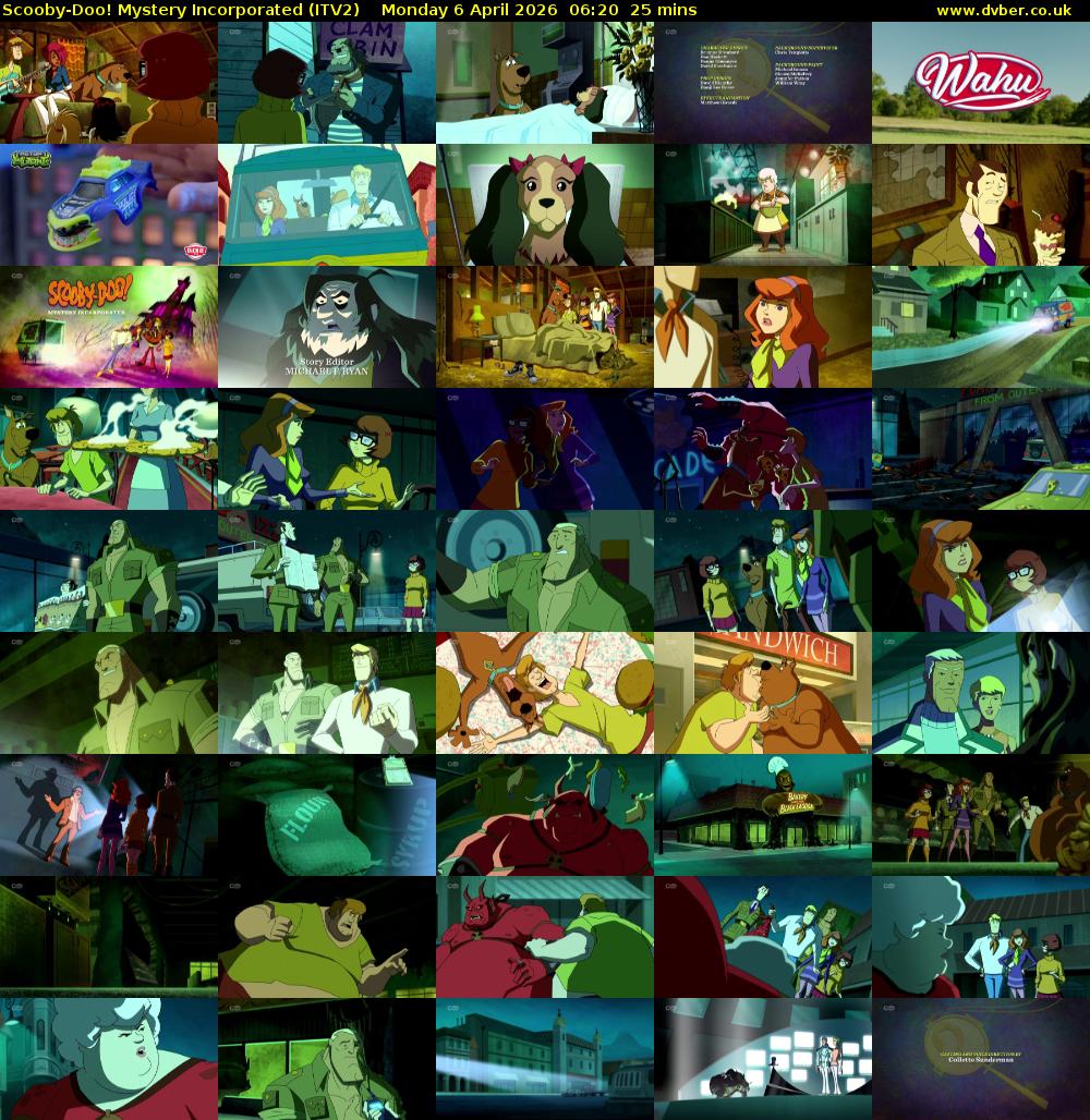 Scooby-Doo! Mystery Incorporated (ITV2) Monday 6 April 2026 06:20 - 06:45