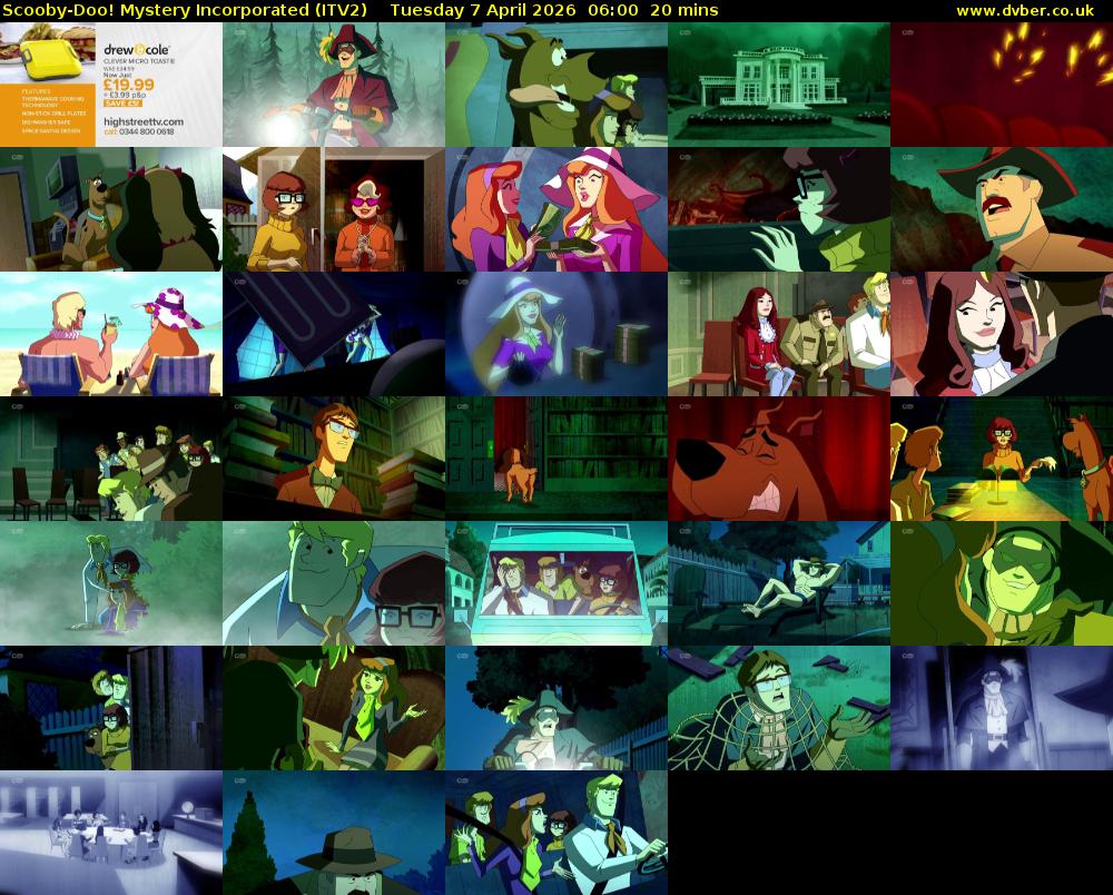 Scooby-Doo! Mystery Incorporated (ITV2) Tuesday 7 April 2026 06:00 - 06:20