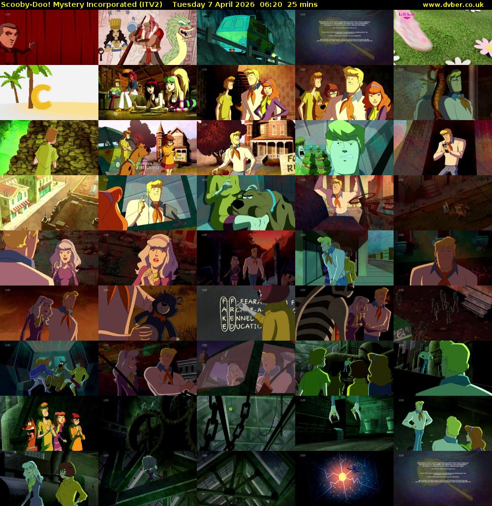 Scooby-Doo! Mystery Incorporated (ITV2) Tuesday 7 April 2026 06:20 - 06:45