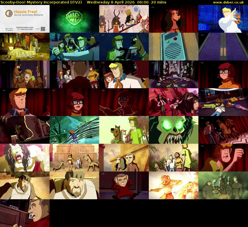 Scooby-Doo! Mystery Incorporated (ITV2) Wednesday 8 April 2026 06:00 - 06:20