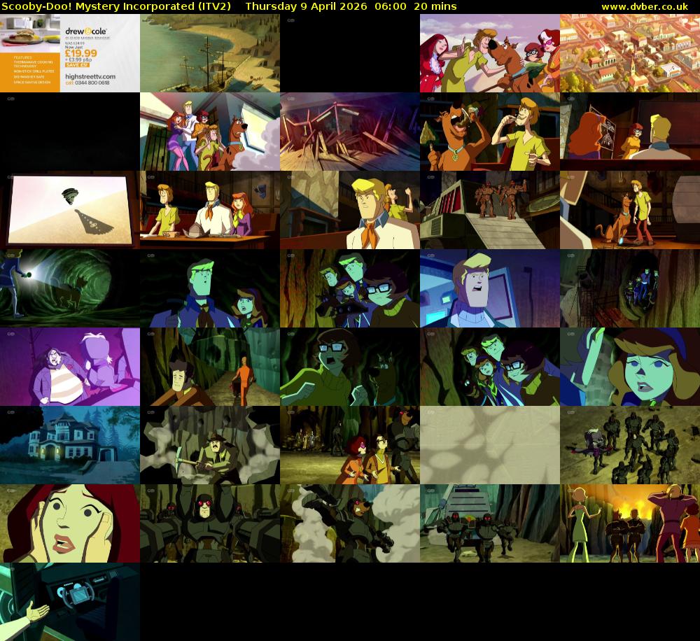 Scooby-Doo! Mystery Incorporated (ITV2) Thursday 9 April 2026 06:00 - 06:20
