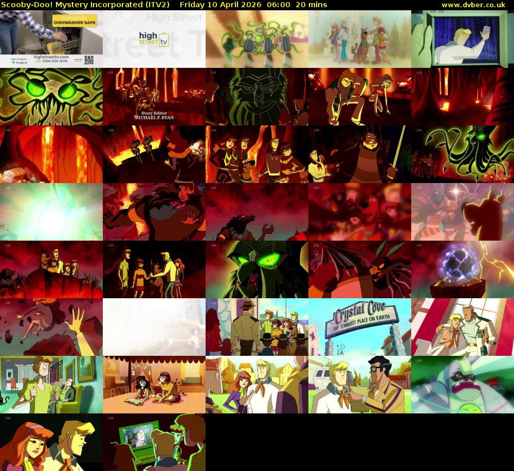 Scooby-Doo! Mystery Incorporated (ITV2) Friday 10 April 2026 06:00 - 06:20