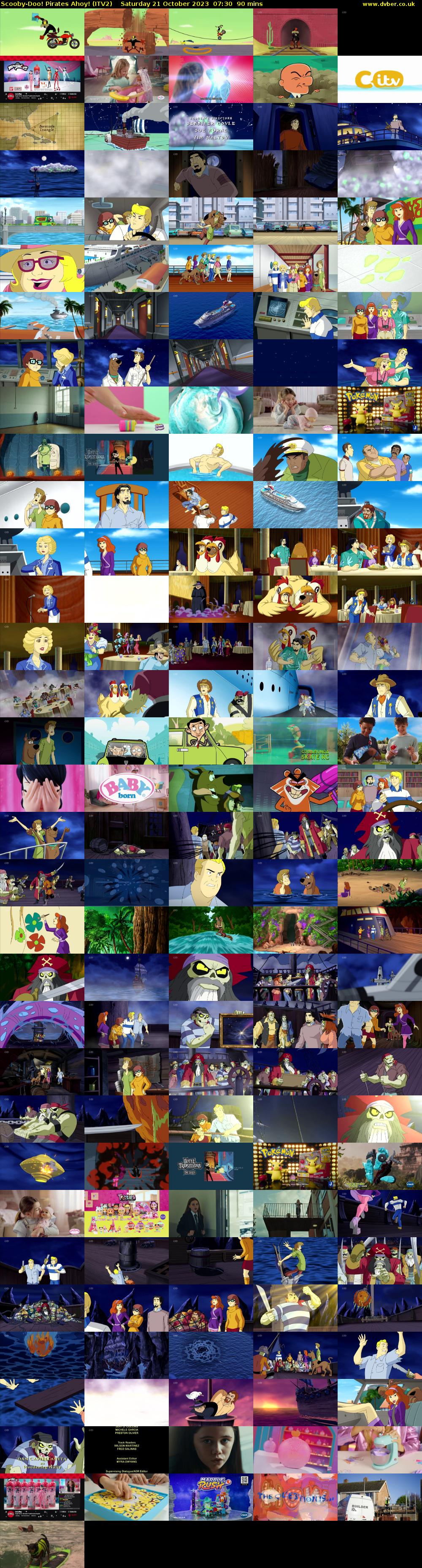 Scooby-Doo! Pirates Ahoy! (ITV2) Saturday 21 October 2023 07:30 - 09:00