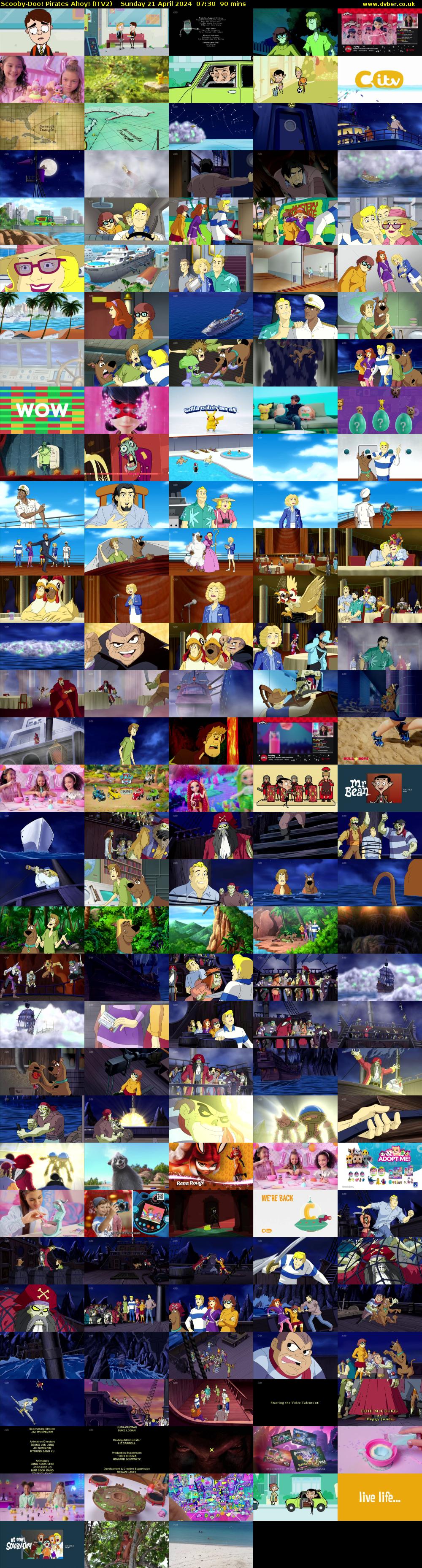 Scooby-Doo! Pirates Ahoy! (ITV2) Sunday 21 April 2024 07:30 - 09:00