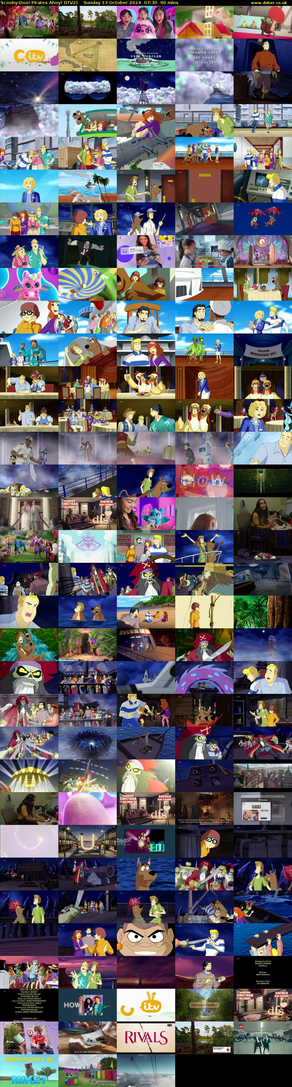 Scooby-Doo! Pirates Ahoy! (ITV2) Sunday 13 October 2024 07:30 - 09:00