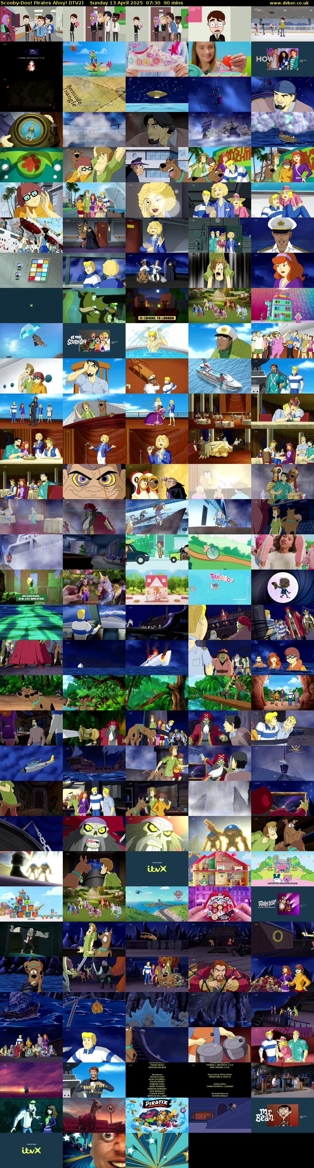 Scooby-Doo! Pirates Ahoy! (ITV2) Sunday 13 April 2025 07:30 - 09:00
