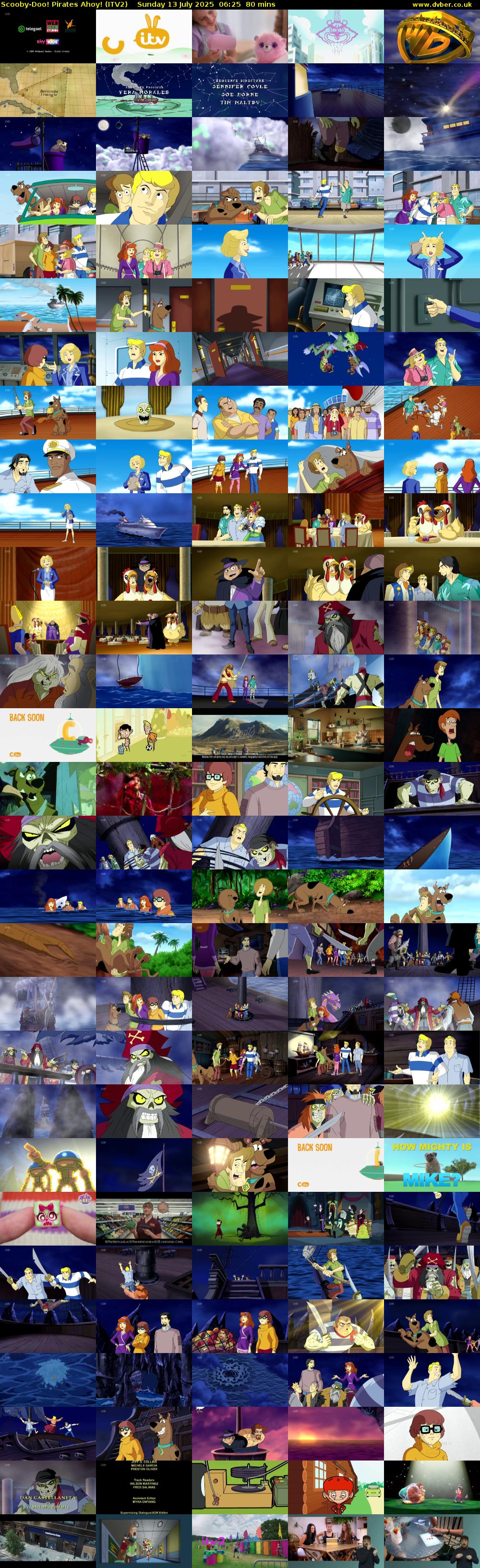 Scooby-Doo! Pirates Ahoy! (ITV2) Sunday 13 July 2025 06:25 - 07:45
