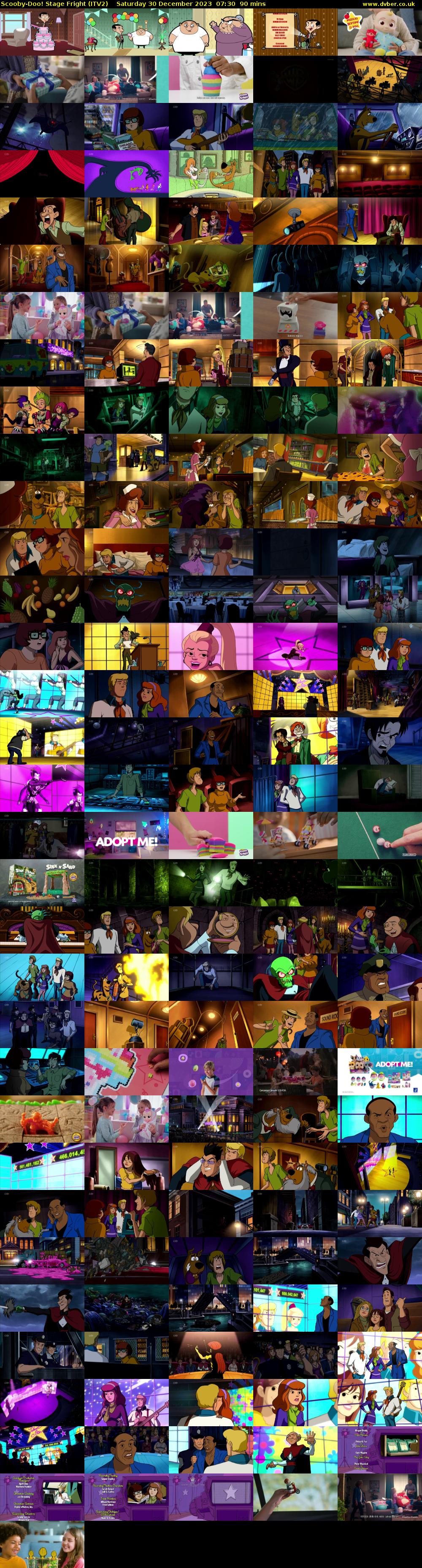Scooby-Doo! Stage Fright (ITV2) Saturday 30 December 2023 07:30 - 09:00