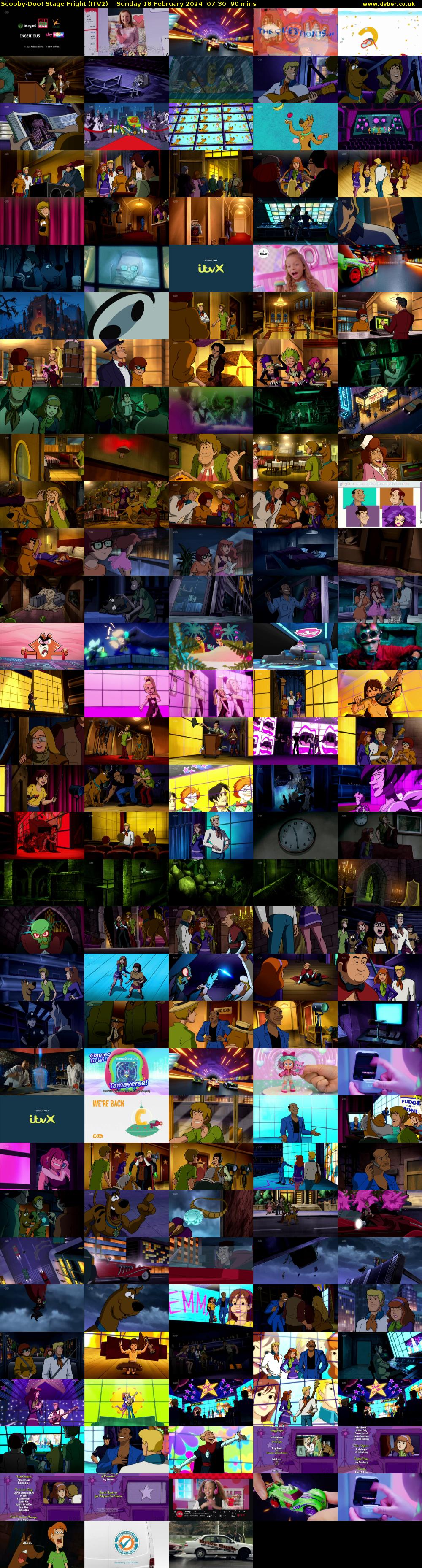 Scooby-Doo! Stage Fright (ITV2) Sunday 18 February 2024 07:30 - 09:00