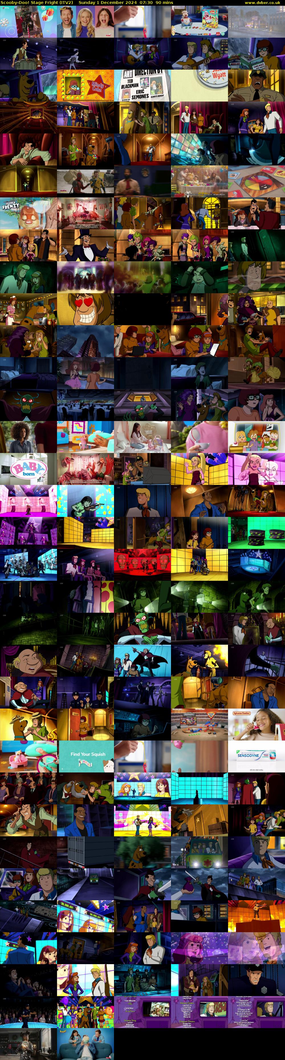Scooby-Doo! Stage Fright (ITV2) Sunday 1 December 2024 07:30 - 09:00