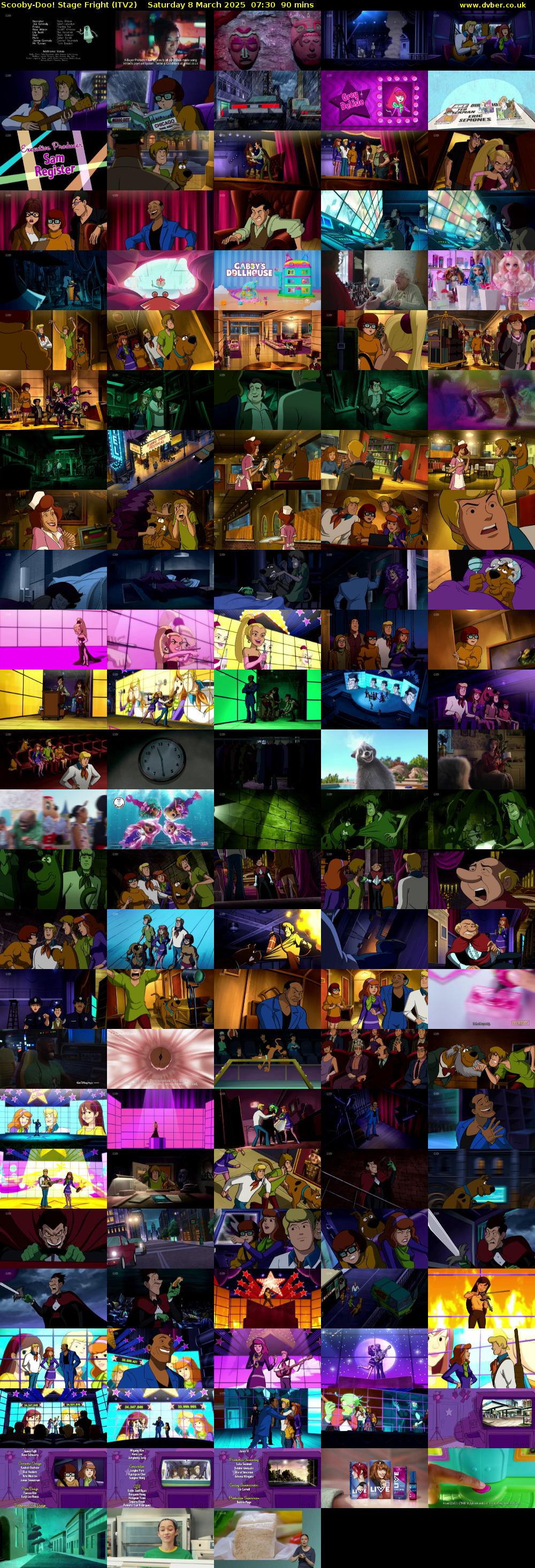 Scooby-Doo! Stage Fright (ITV2) Saturday 8 March 2025 07:30 - 09:00
