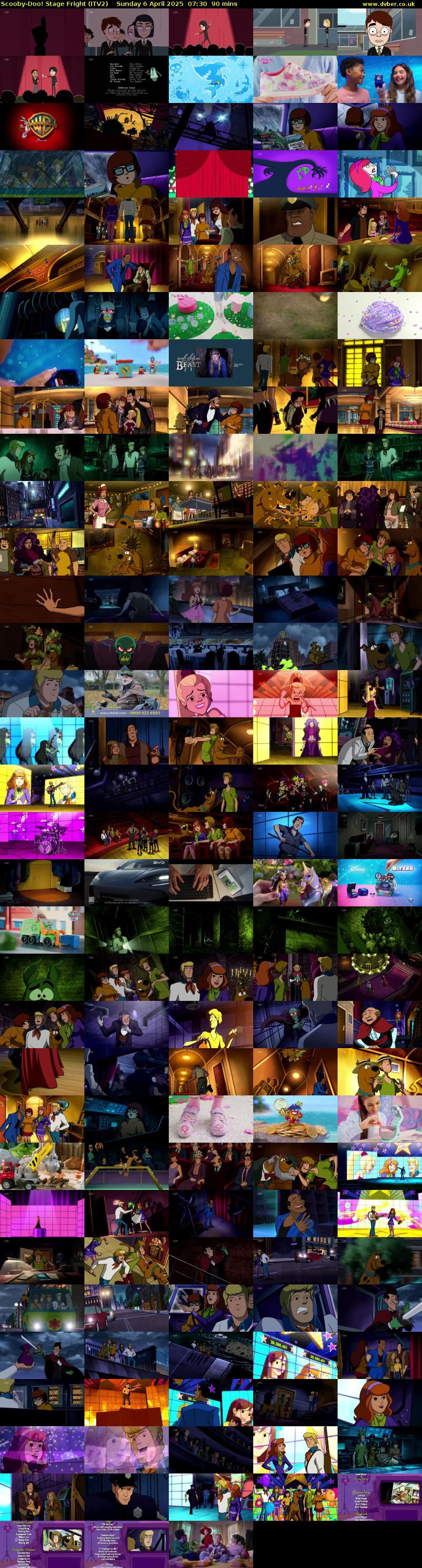 Scooby-Doo! Stage Fright (ITV2) Sunday 6 April 2025 07:30 - 09:00