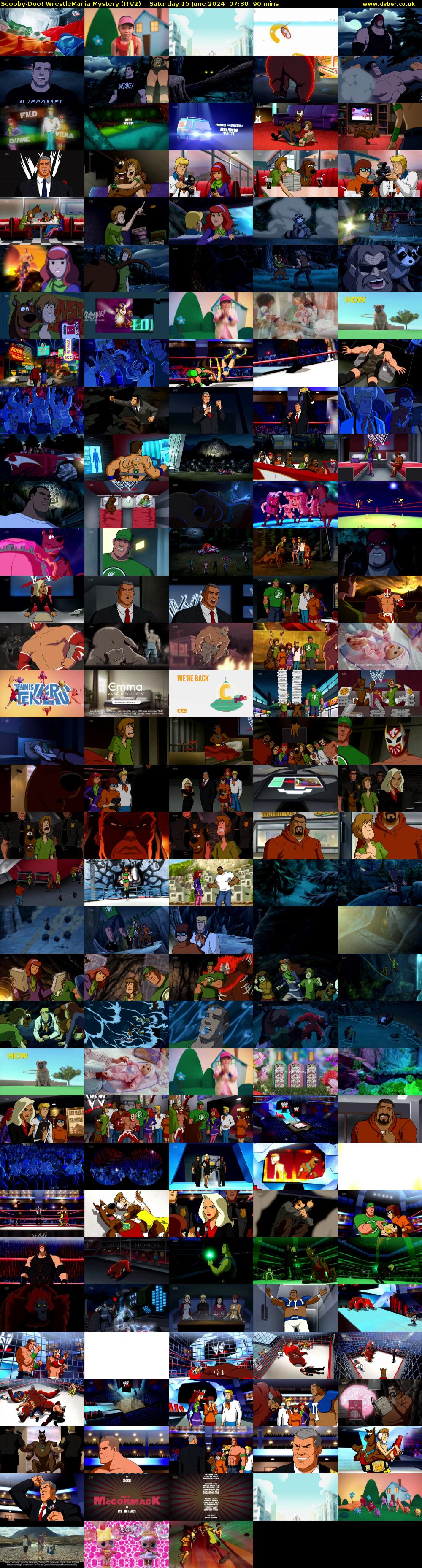Scooby-Doo! WrestleMania Mystery (ITV2) Saturday 15 June 2024 07:30 - 09:00
