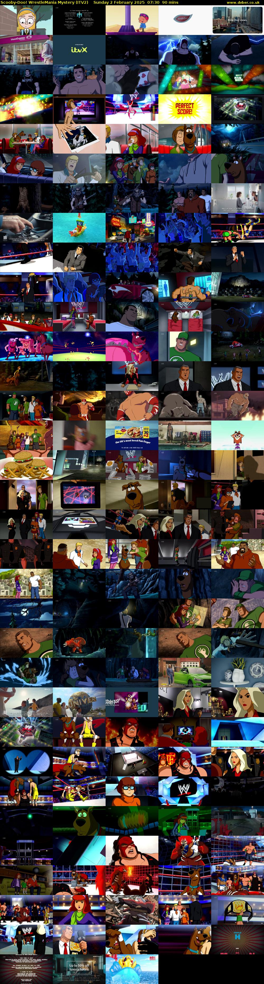 Scooby-Doo! WrestleMania Mystery (ITV2) Sunday 2 February 2025 07:30 - 09:00