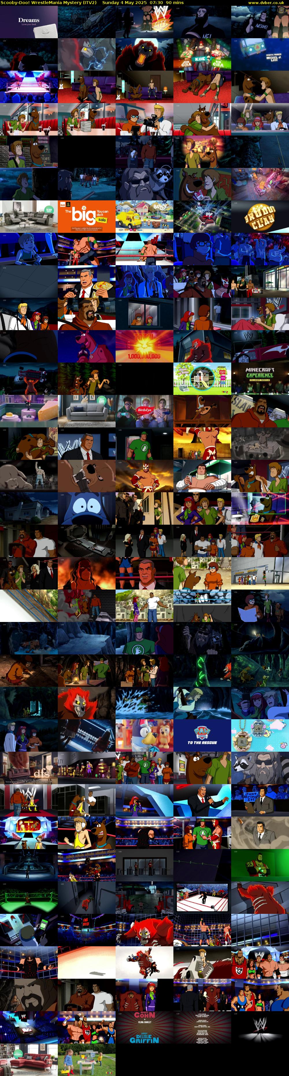 Scooby-Doo! WrestleMania Mystery (ITV2) Sunday 4 May 2025 07:30 - 09:00