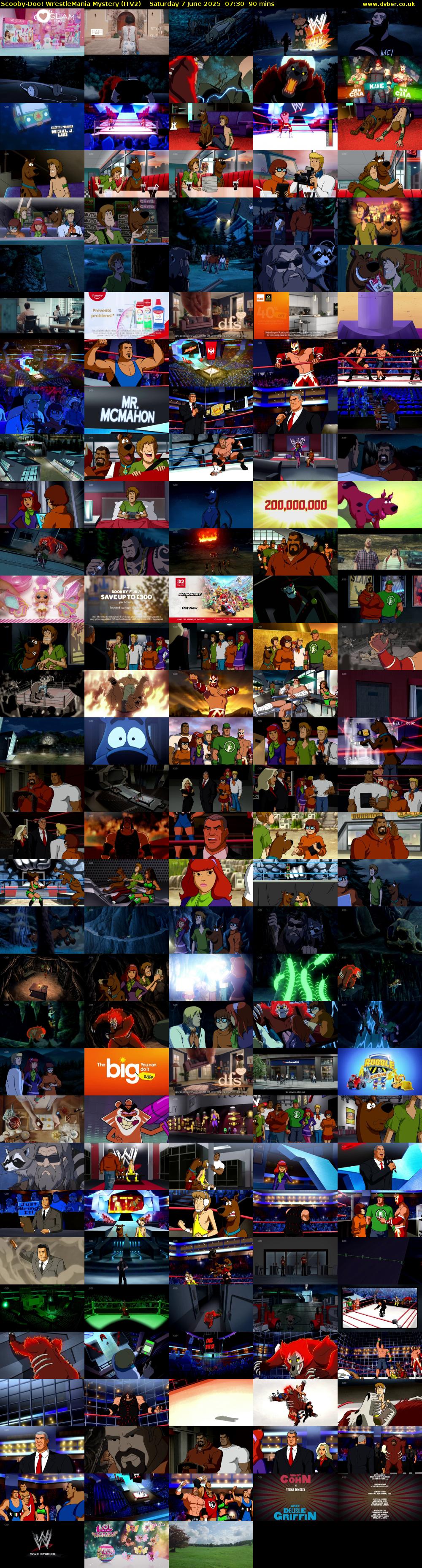 Scooby-Doo! WrestleMania Mystery (ITV2) Saturday 7 June 2025 07:30 - 09:00