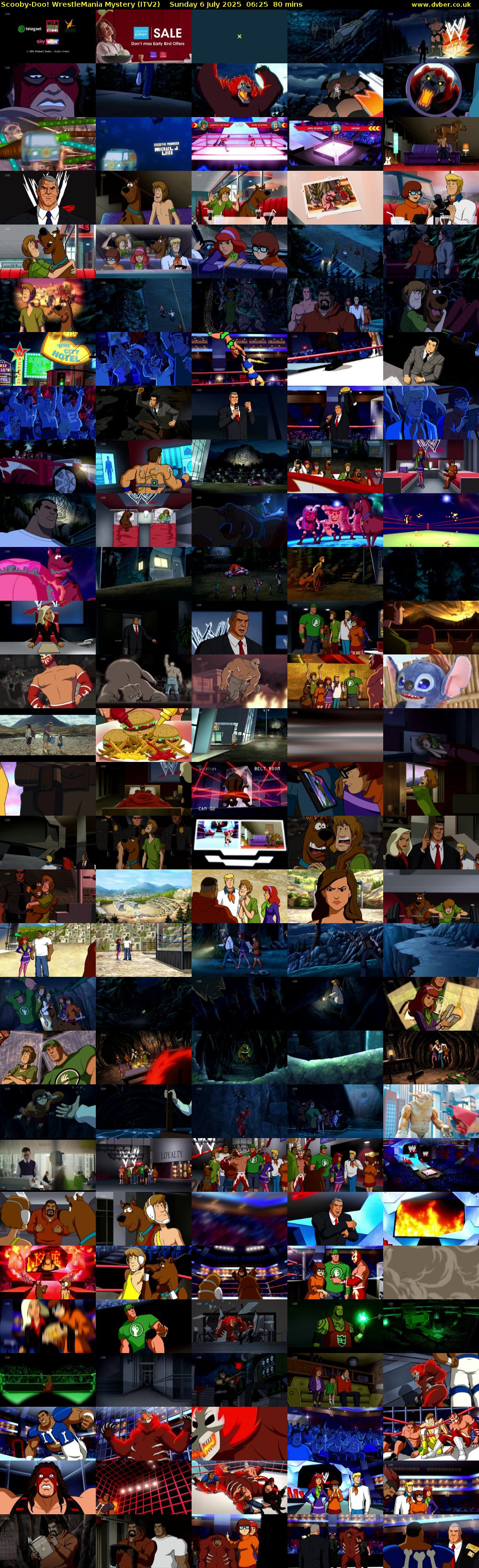 Scooby-Doo! WrestleMania Mystery (ITV2) Sunday 6 July 2025 06:25 - 07:45