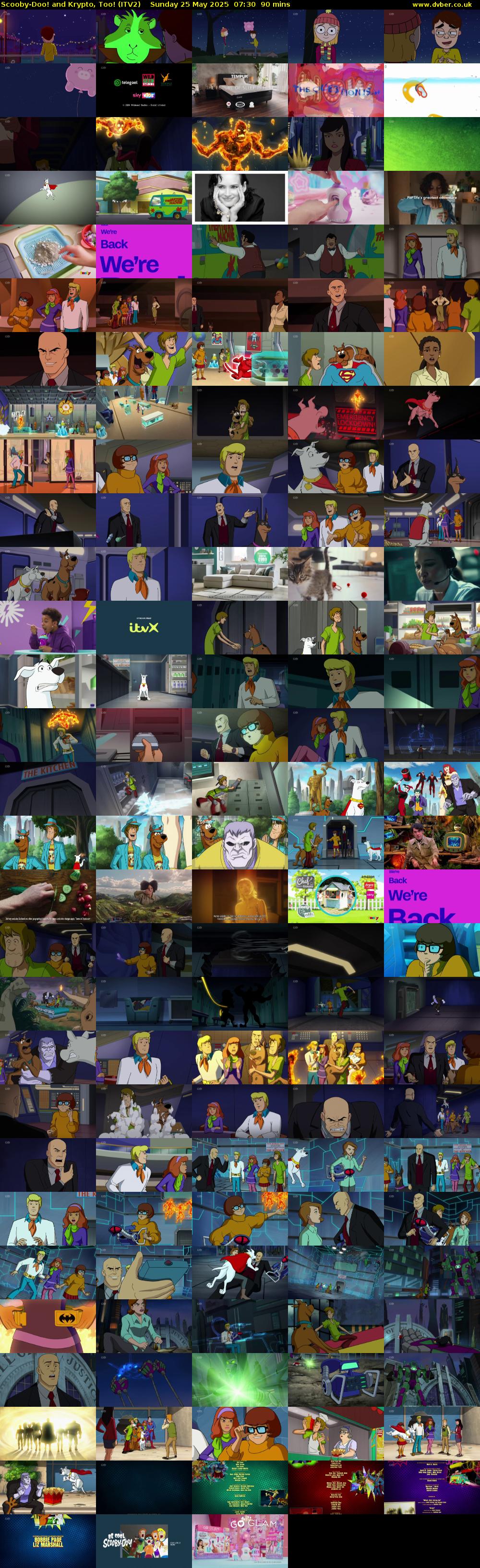 Scooby-Doo! and Krypto, Too! (ITV2) Sunday 25 May 2025 07:30 - 09:00