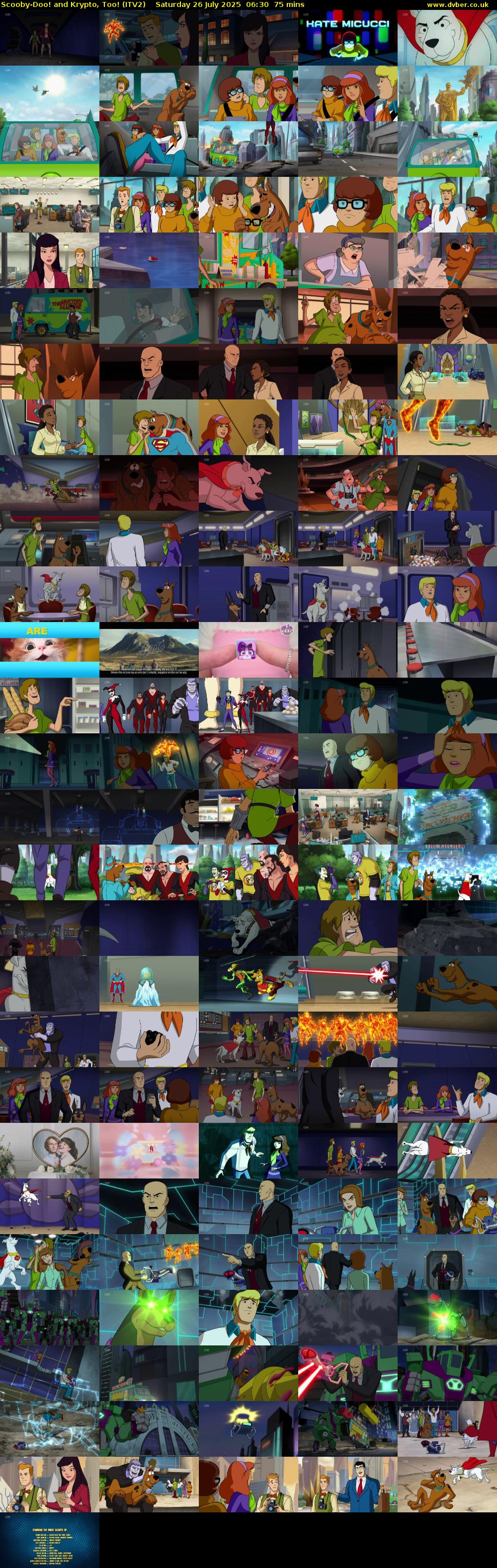 Scooby-Doo! and Krypto, Too! (ITV2) Saturday 26 July 2025 06:30 - 07:45