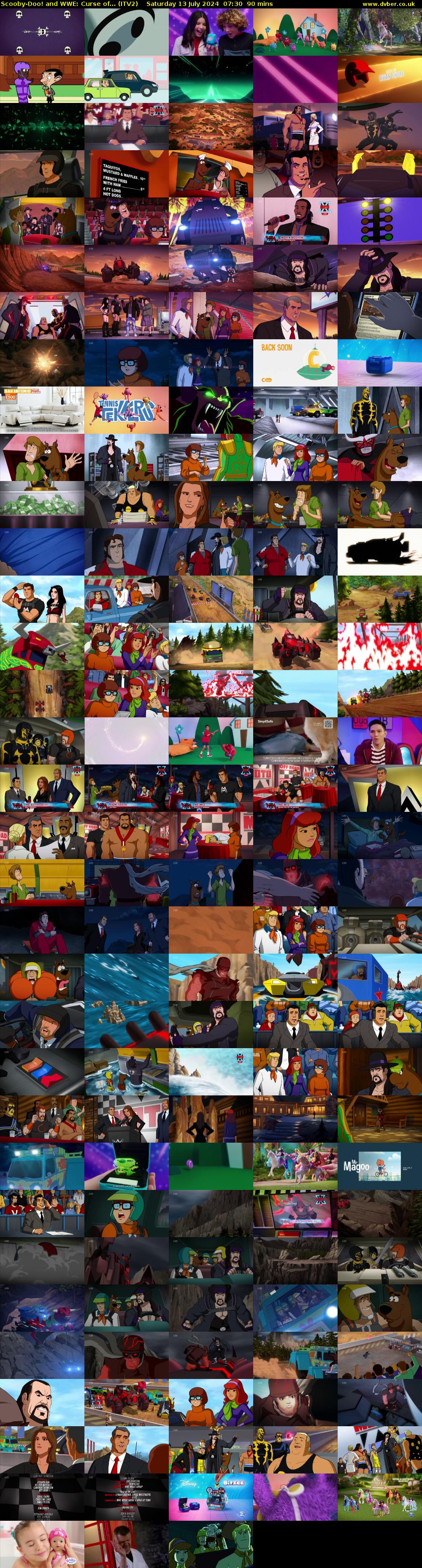 Scooby-Doo! and WWE: Curse of... (ITV2) Saturday 13 July 2024 07:30 - 09:00