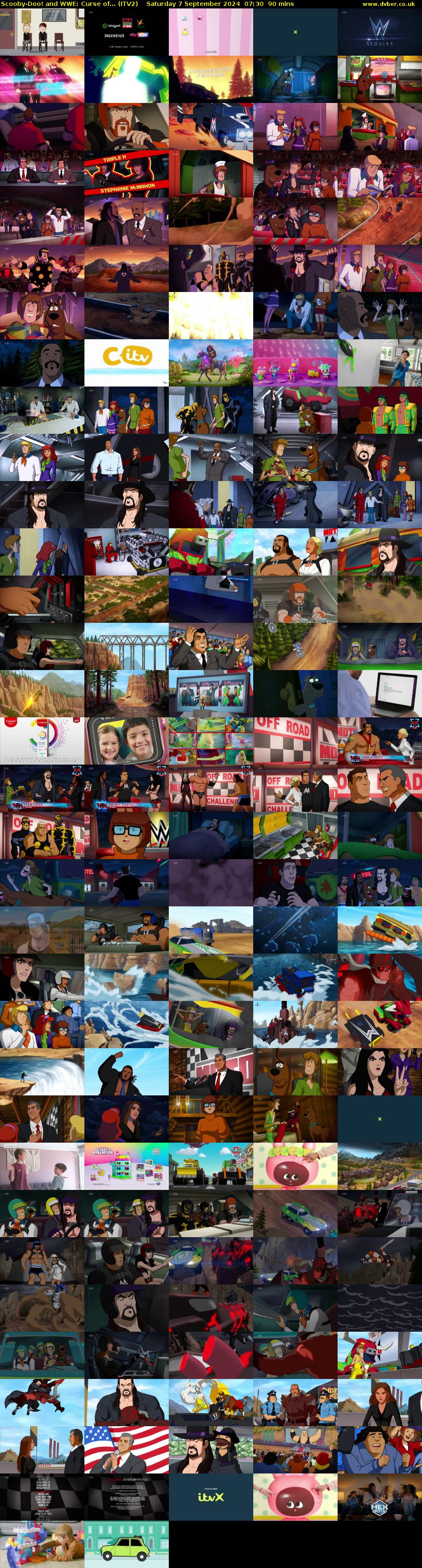 Scooby-Doo! and WWE: Curse of... (ITV2) Saturday 7 September 2024 07:30 - 09:00