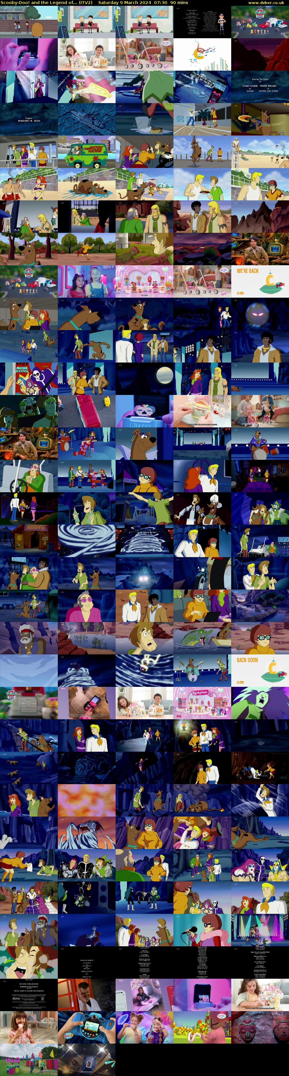 Scooby-Doo! and the Legend of... (ITV2) Saturday 9 March 2024 07:30 - 09:00