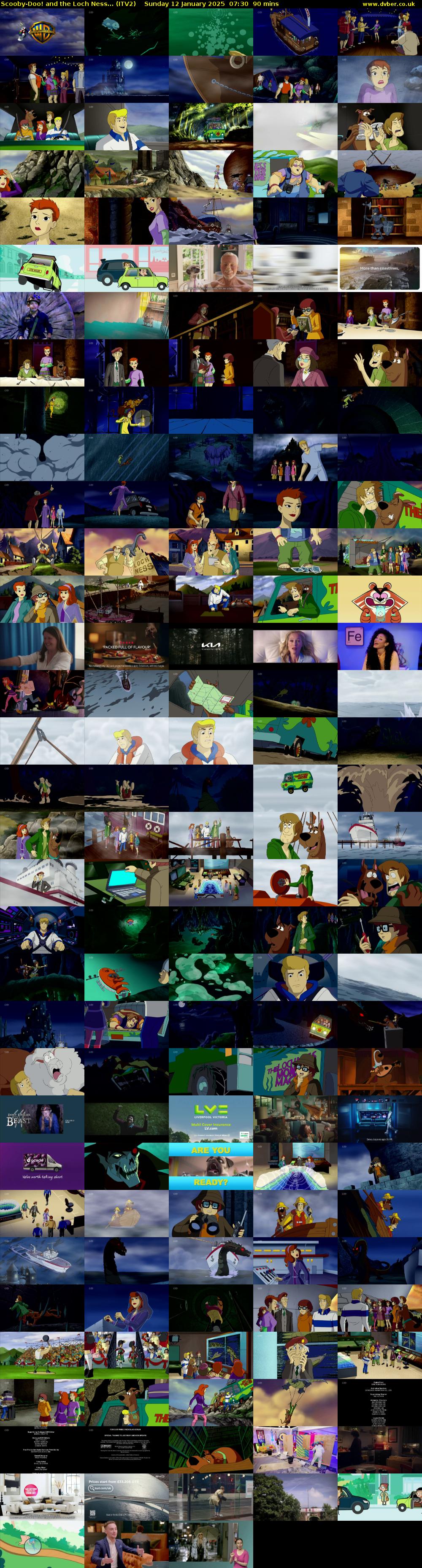 Scooby-Doo! and the Loch Ness... (ITV2) Sunday 12 January 2025 07:30 - 09:00