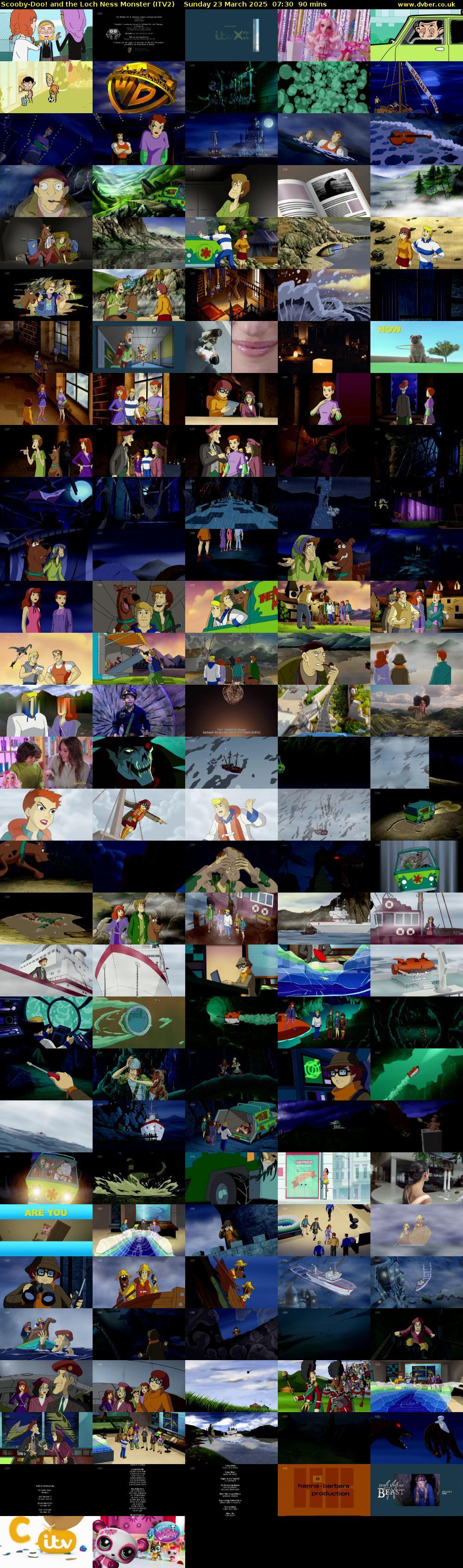 Scooby-Doo! and the Loch Ness Monster (ITV2) Sunday 23 March 2025 07:30 - 09:00