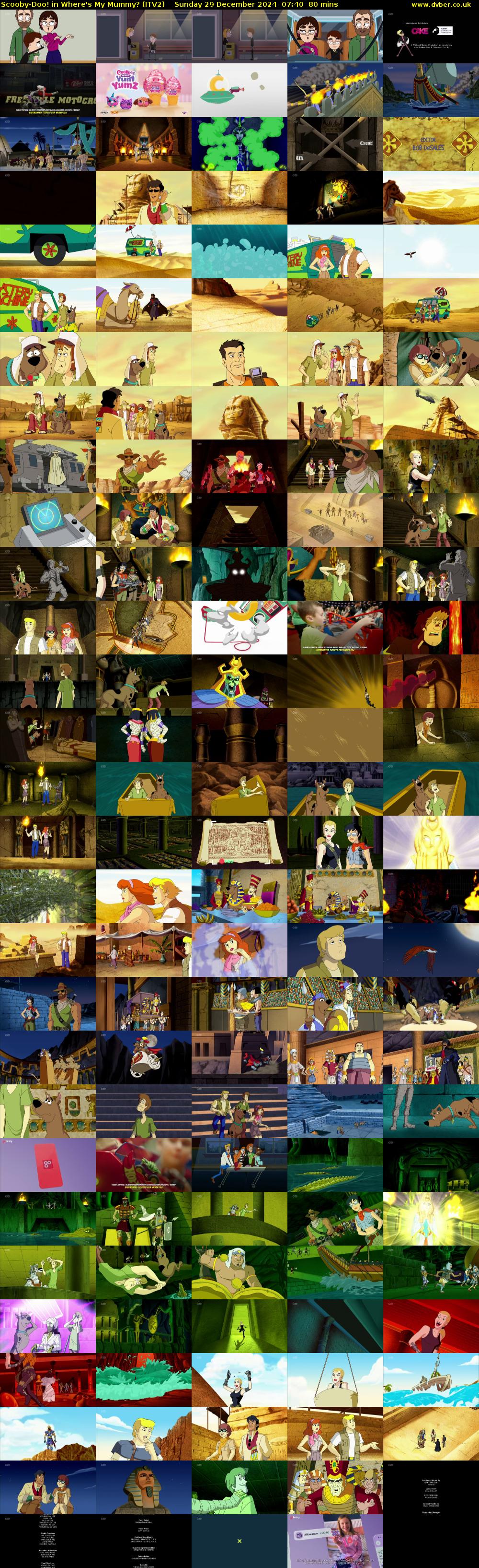 Scooby-Doo! in Where's My Mummy? (ITV2) Sunday 29 December 2024 07:40 - 09:00