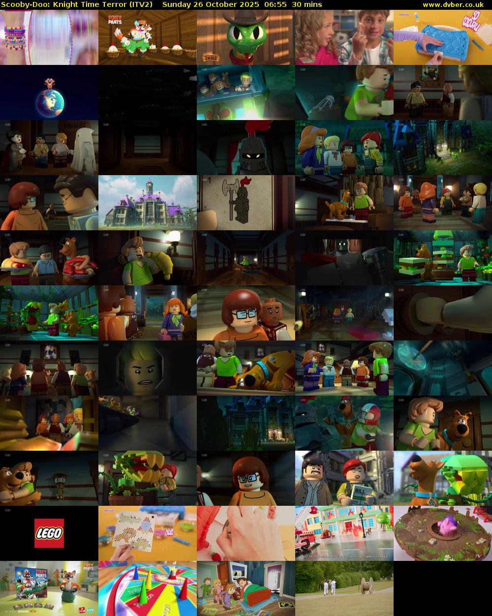 Scooby-Doo: Knight Time Terror (ITV2) Sunday 26 October 2025 06:55 - 07:25