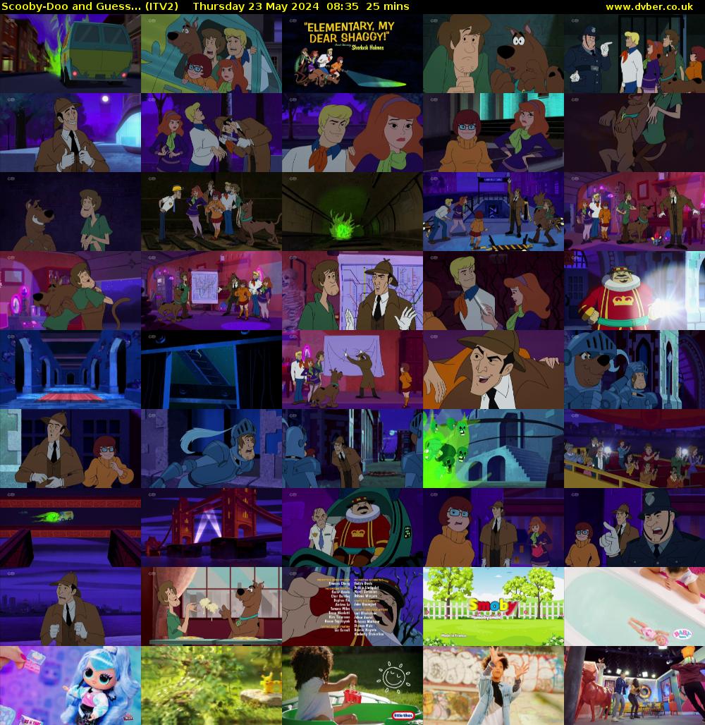 Scooby-Doo and Guess... (ITV2) Thursday 23 May 2024 08:35 - 09:00