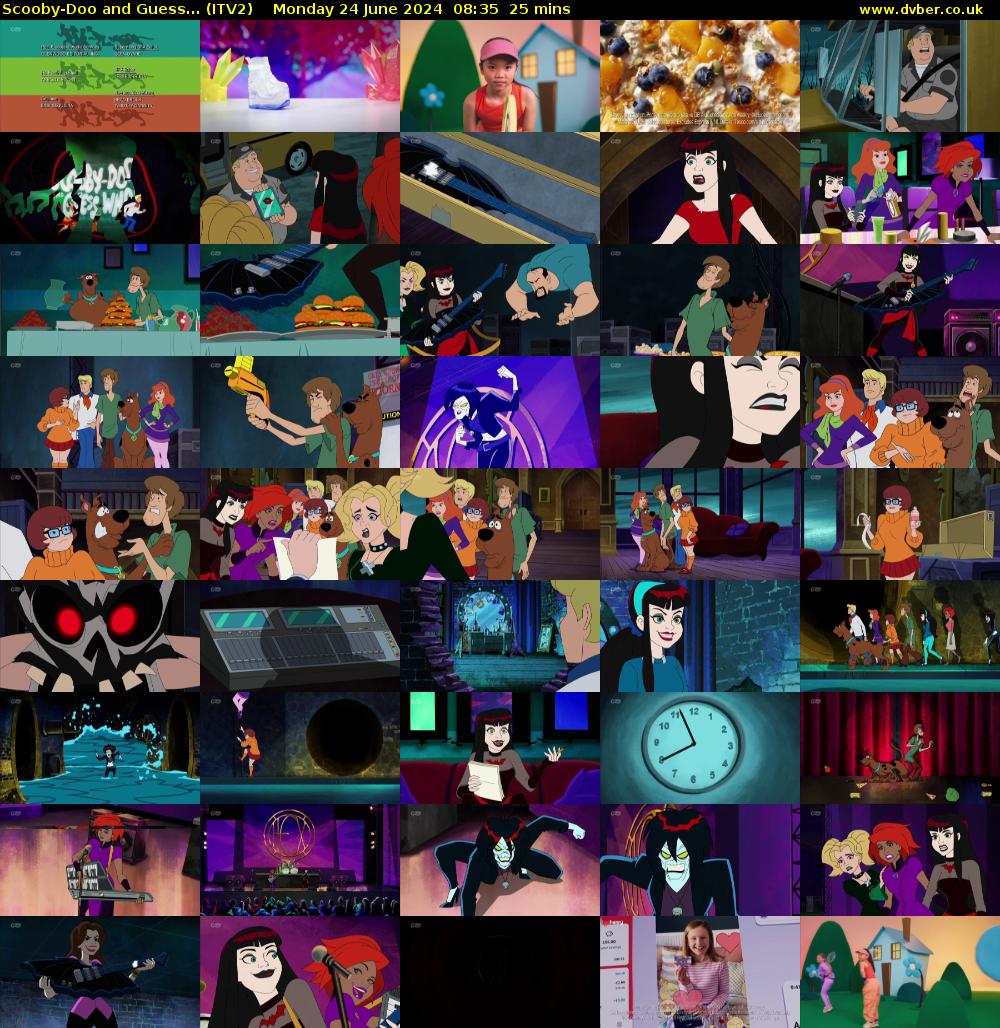 Scooby-Doo and Guess... (ITV2) Monday 24 June 2024 08:35 - 09:00