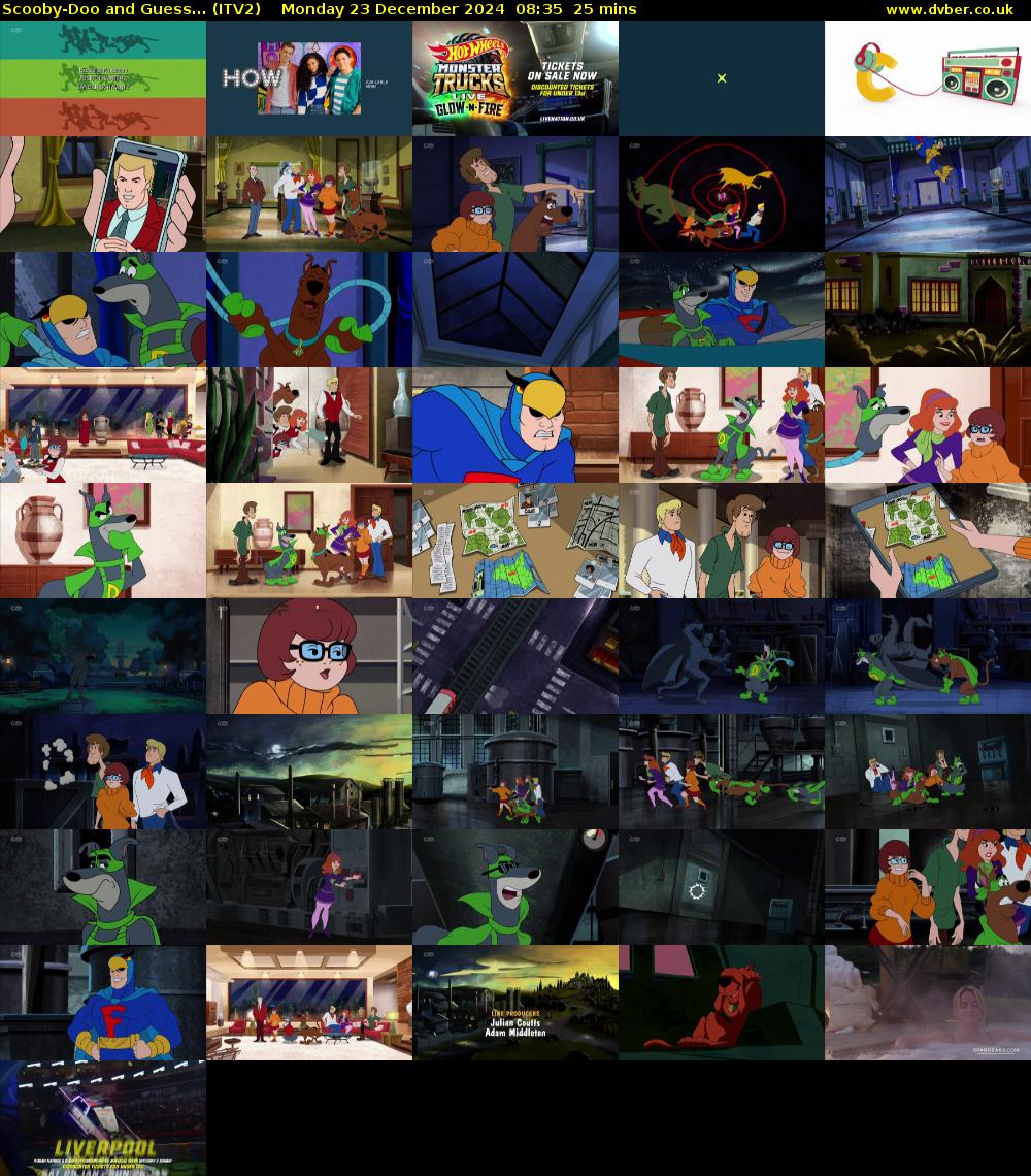 Scooby-Doo and Guess... (ITV2) Monday 23 December 2024 08:35 - 09:00
