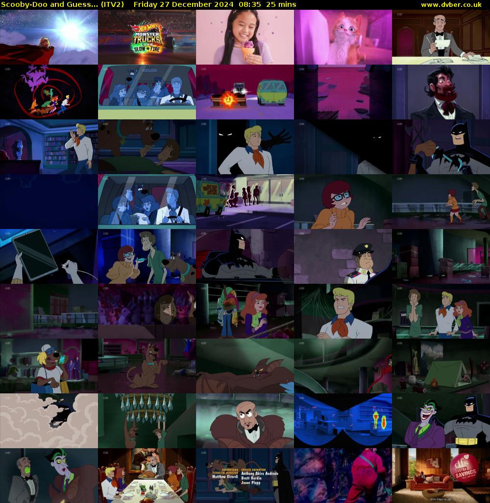 Scooby-Doo and Guess... (ITV2) Friday 27 December 2024 08:35 - 09:00