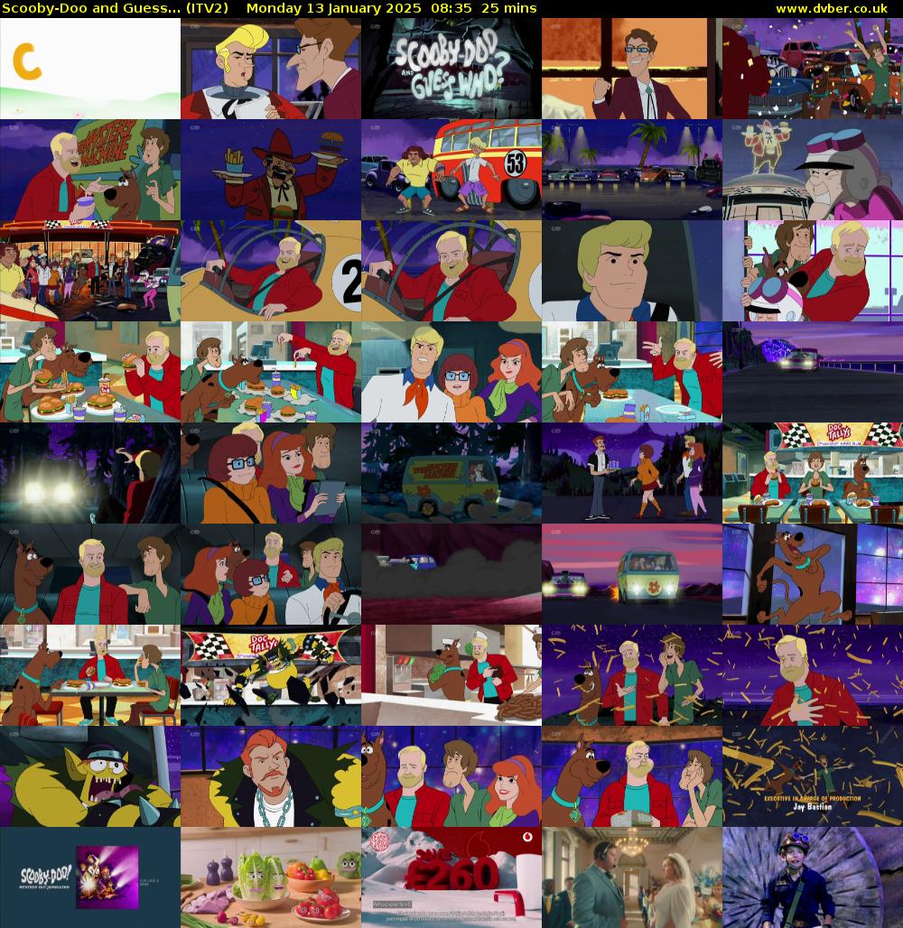 Scooby-Doo and Guess... (ITV2) Monday 13 January 2025 08:35 - 09:00