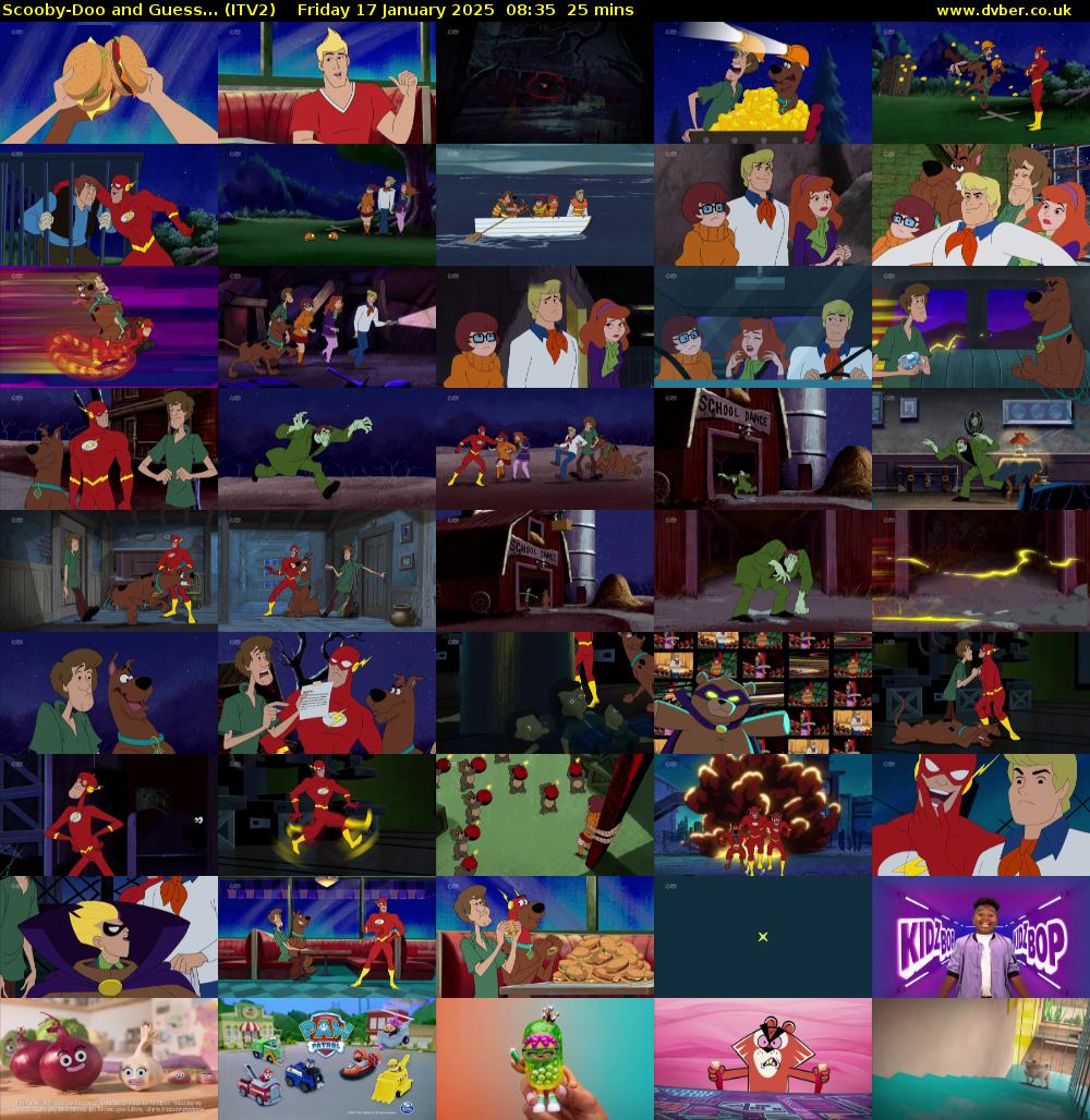 Scooby-Doo and Guess... (ITV2) Friday 17 January 2025 08:35 - 09:00