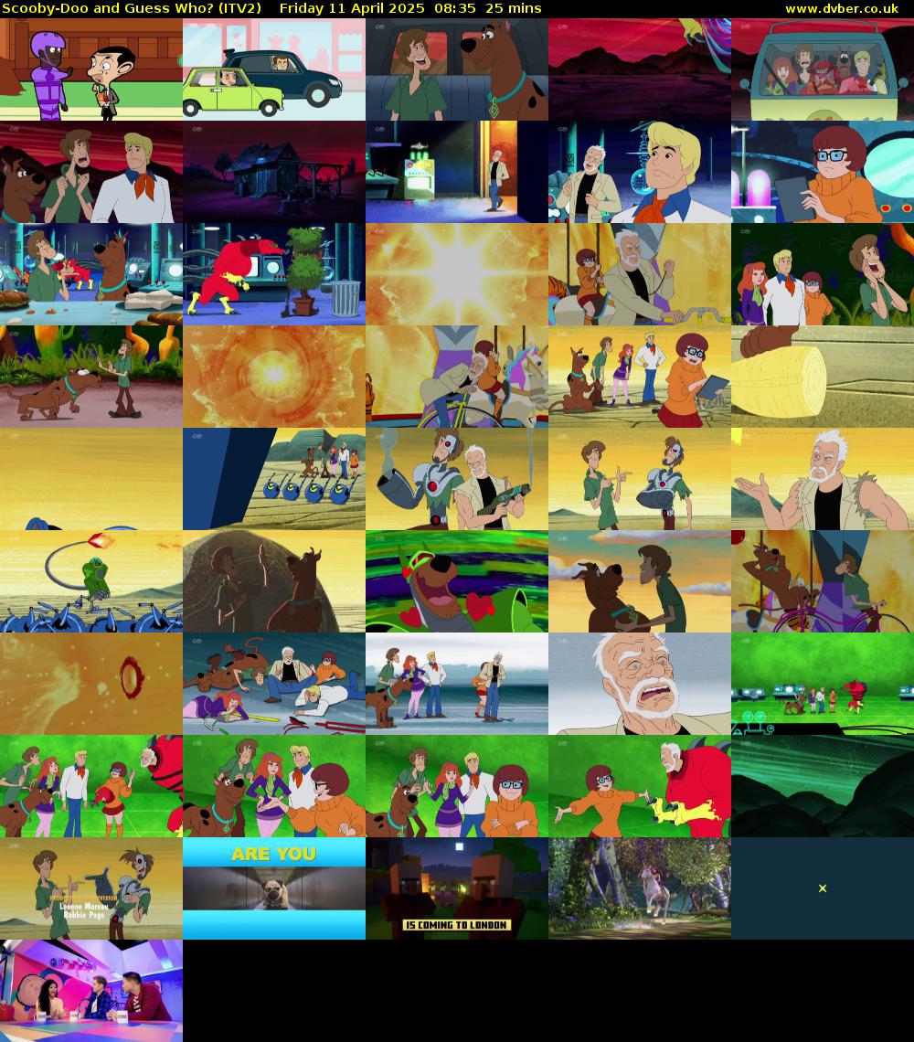 Scooby-Doo and Guess Who? (ITV2) Friday 11 April 2025 08:35 - 09:00