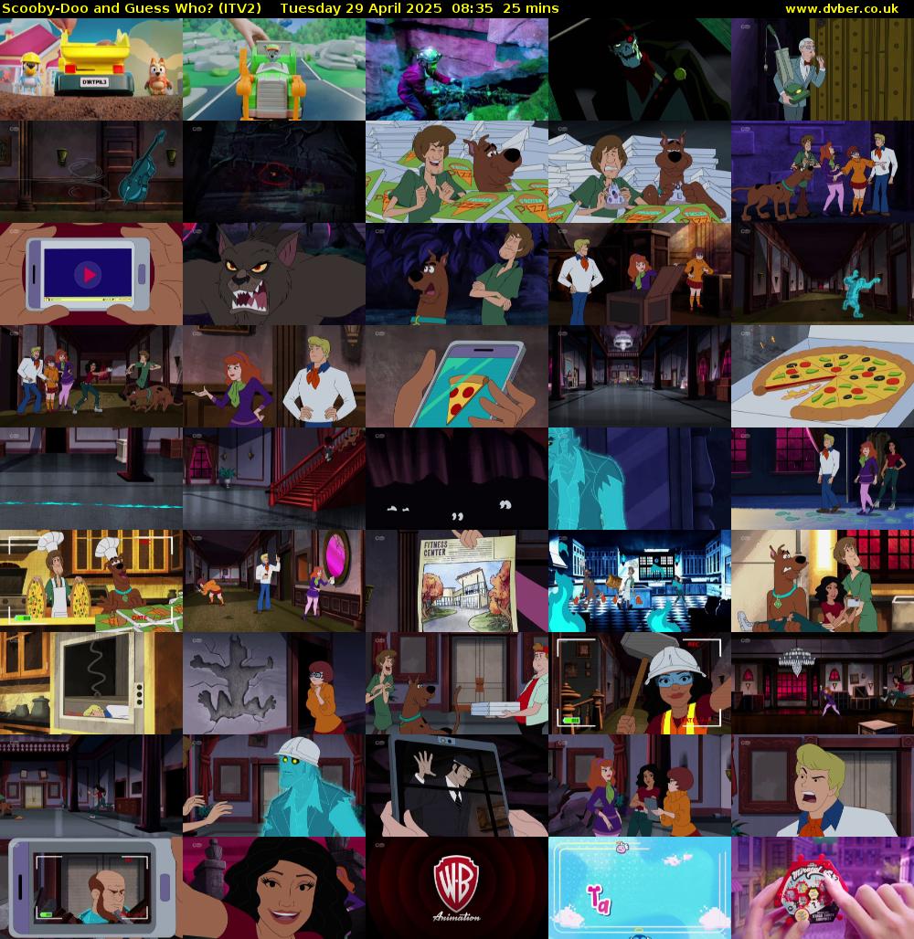 Scooby-Doo and Guess Who? (ITV2) Tuesday 29 April 2025 08:35 - 09:00