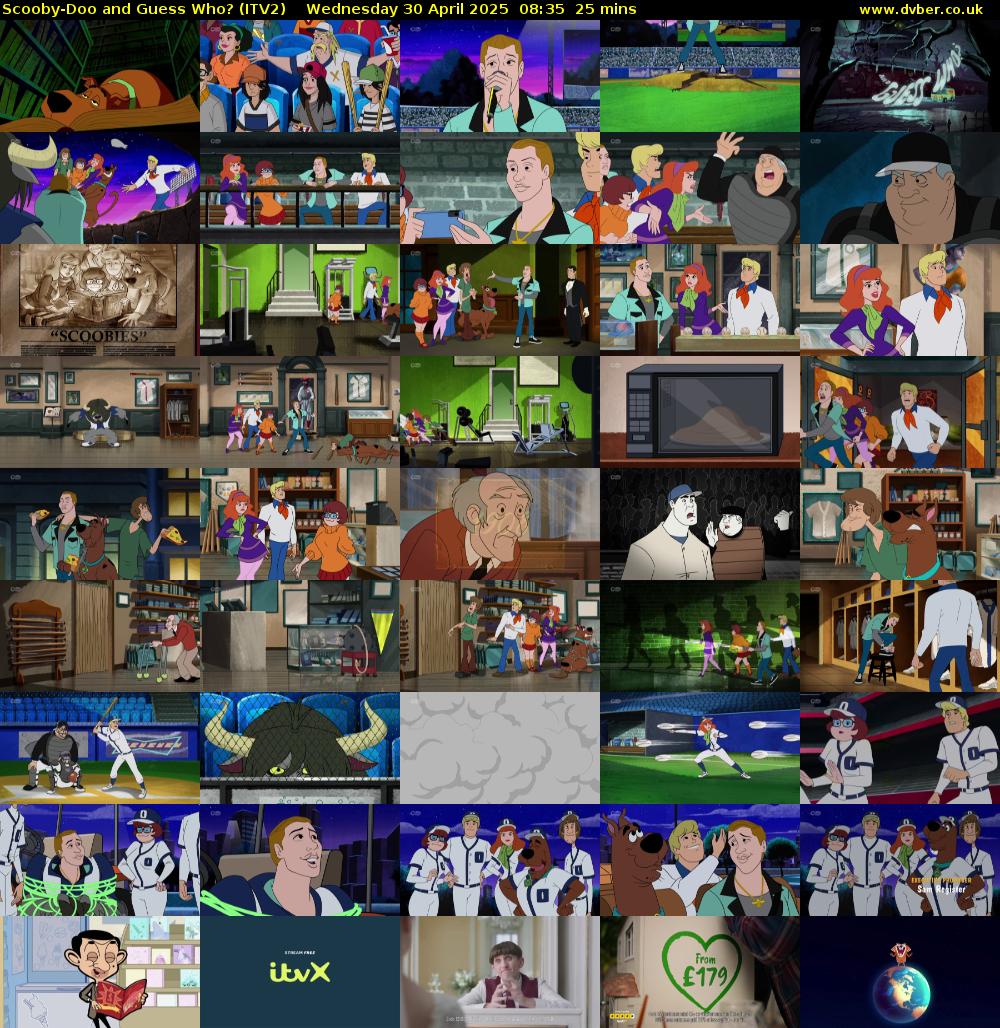 Scooby-Doo and Guess Who? (ITV2) Wednesday 30 April 2025 08:35 - 09:00