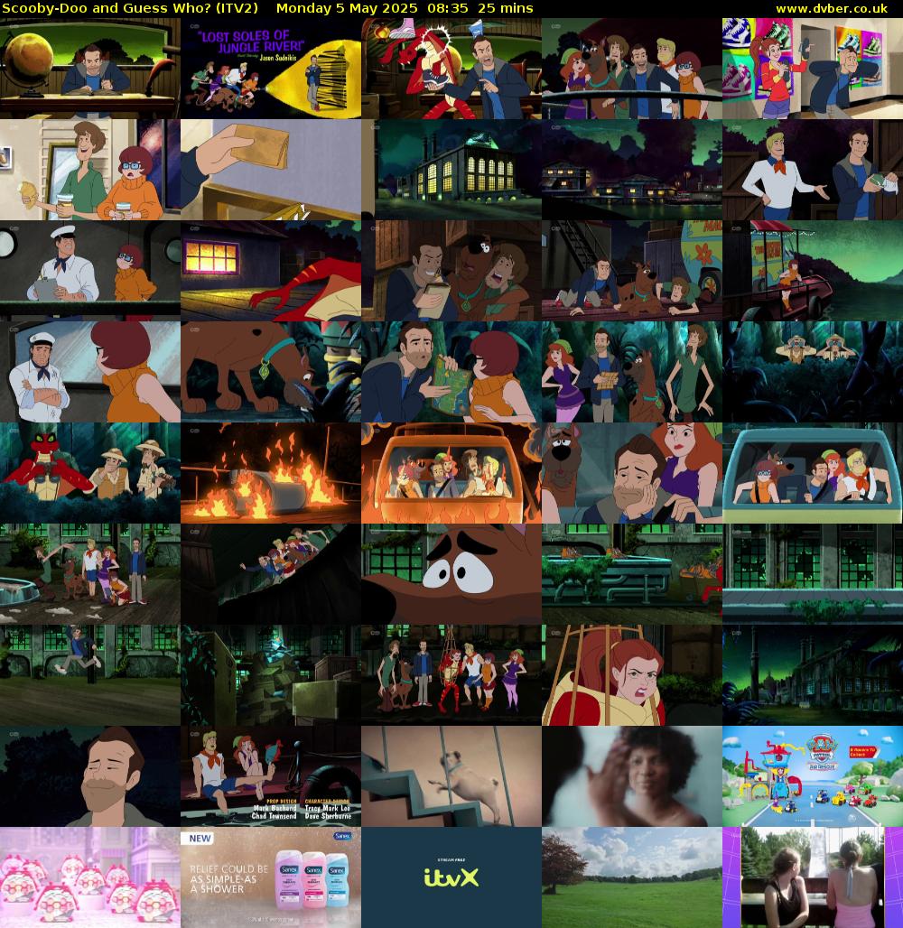Scooby-Doo and Guess Who? (ITV2) Monday 5 May 2025 08:35 - 09:00