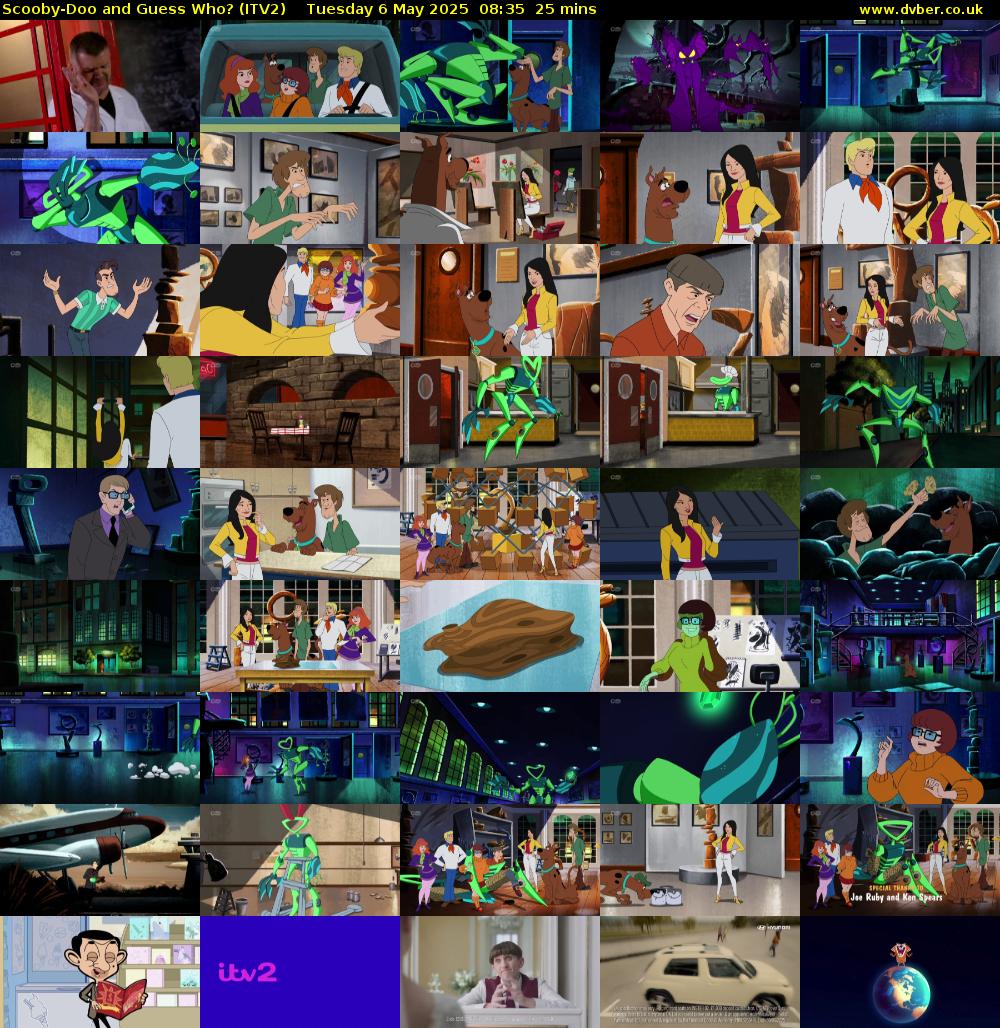 Scooby-Doo and Guess Who? (ITV2) Tuesday 6 May 2025 08:35 - 09:00