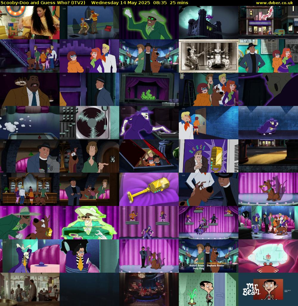 Scooby-Doo and Guess Who? (ITV2) Wednesday 14 May 2025 08:35 - 09:00