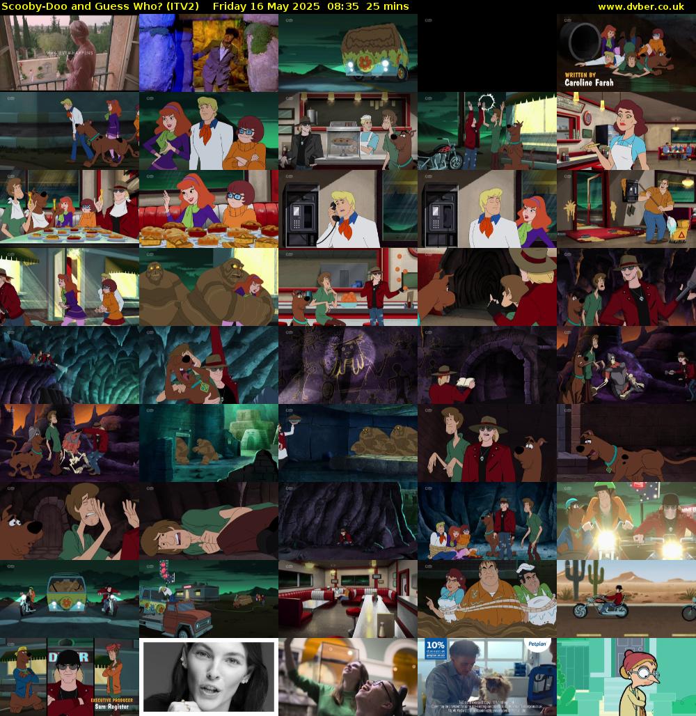 Scooby-Doo and Guess Who? (ITV2) Friday 16 May 2025 08:35 - 09:00