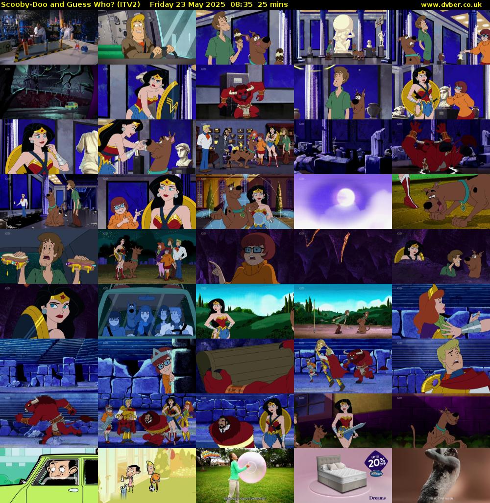 Scooby-Doo and Guess Who? (ITV2) Friday 23 May 2025 08:35 - 09:00